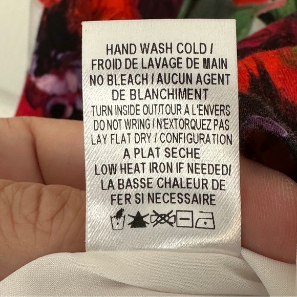 Milly Minis size 10 floral dress, a-line, full skirt, cotton, Christmas, party - Picture 7 of 10